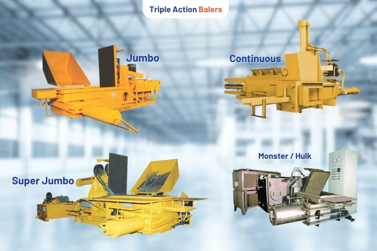 How Triple Action Balers Achieve Maximum Compression in Metal Scrap