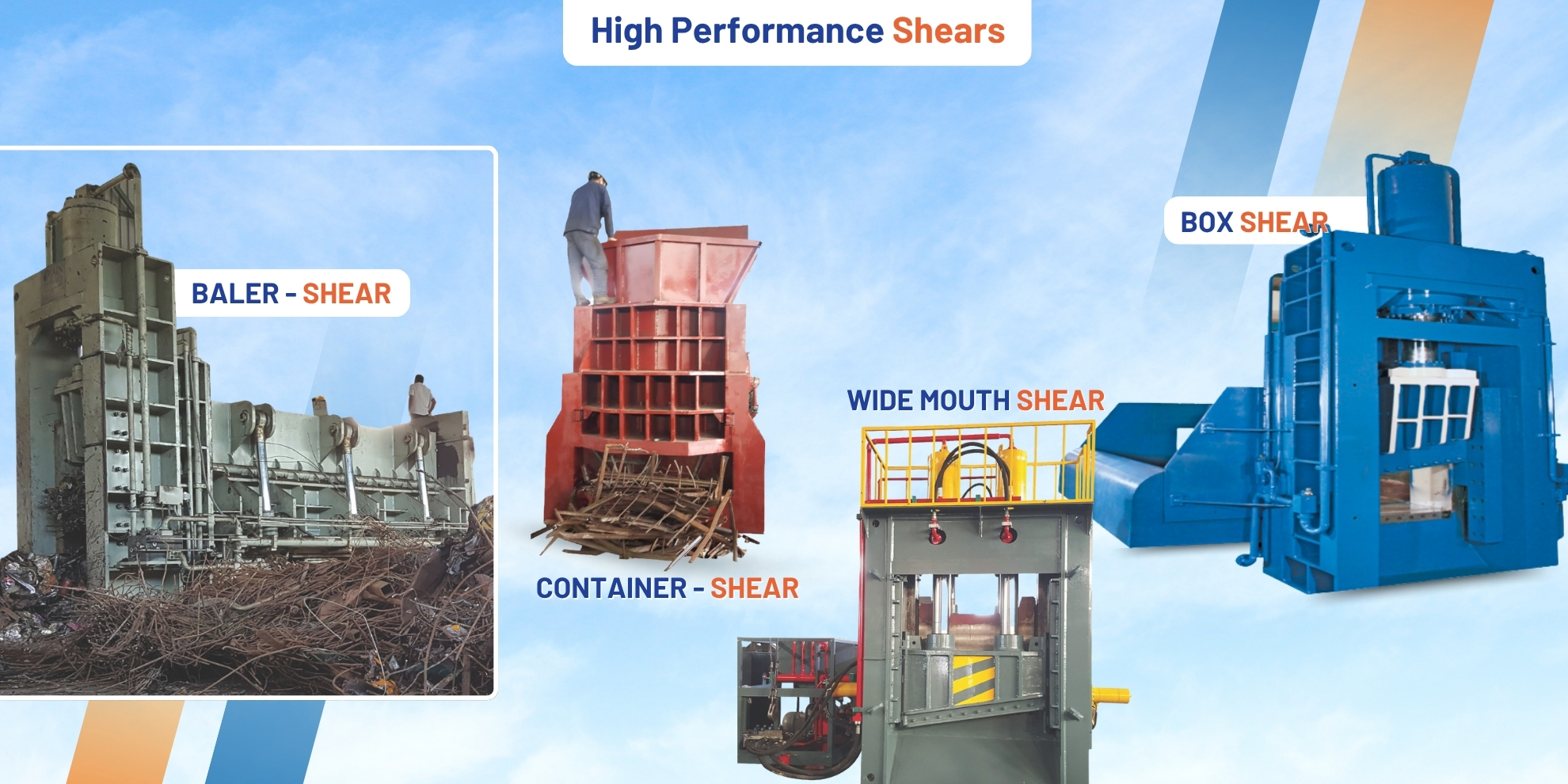 Hydraulic Shearing Machine for Metal & Scrap Recycling